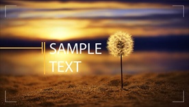 简约的线条指示呼出和字幕条文字