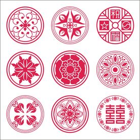 镂空雕花 花格 窗格 屏风