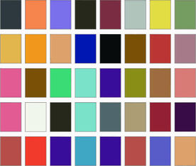 典雅色系流行色谱