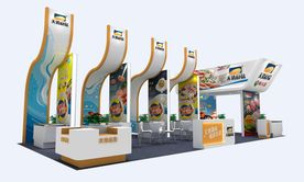 天清食品72平展台