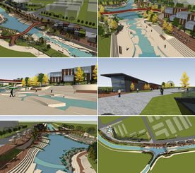 滨水商业街景观设计