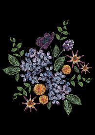 花卉刺绣