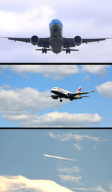 喷气式飞机起飞视频素材