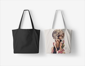 手提袋效果图 无纺布VI应用图