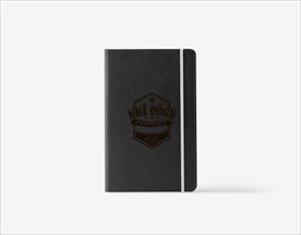 高端大气笔皮质压纹效果图