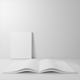 杂志画册封面一键智能贴图效果图