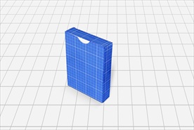 扑克牌展示盒子效果图样机