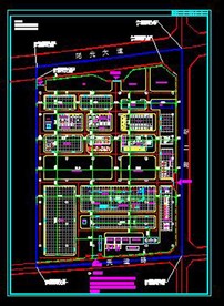 氢氧化锂化工厂平面图
