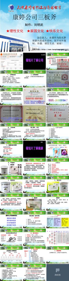 康婷公司三板斧课件