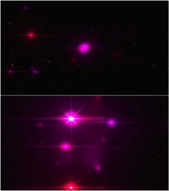 LED舞台星光闪烁灯光背景