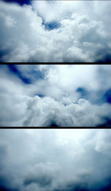 翻滚的白云延时拍摄视频素材