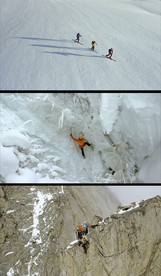 驴友登山实拍视频素材