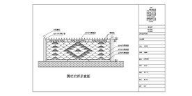 围栏栏杆示意图