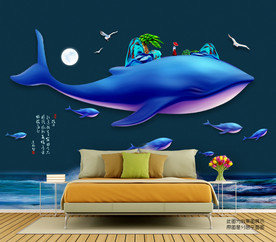 写意手绘 家居酒店  唯美壁画