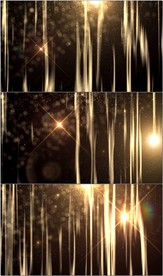 大气金色粒子光线舞台背景