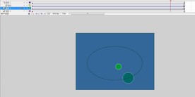 引导线圆转动5秒动画