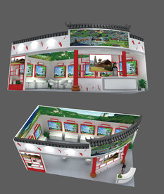 最新实用通用展览展台设计模型