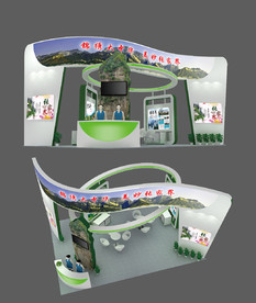 最新实用通用展览展台设计模型