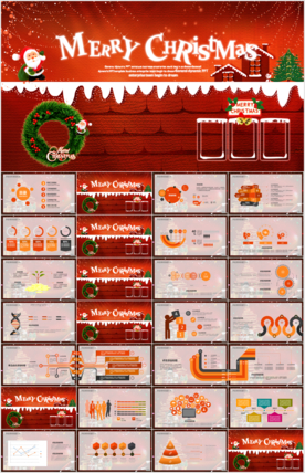 圣诞节平安夜-动态PPT模版