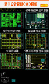 弱电设计说明CAD图纸