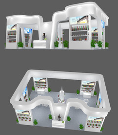 最新实用通用展览展台设计模型