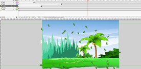 树林落叶动画10秒