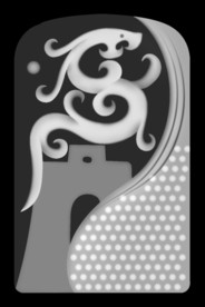 草龙浮雕精雕灰度