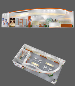 最新实用通用展览展台设计模型