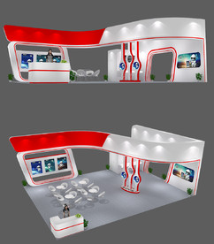 最新实用通用展览展台设计模型