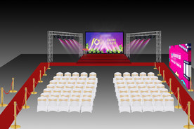 室内舞台布置效果图