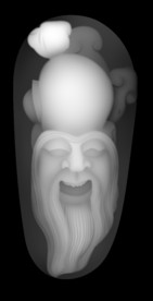 八仙浮雕精雕灰度