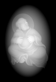 十八罗汉浮雕玉雕精雕灰度