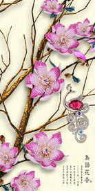 鸟语花香珠宝玄关