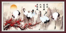 仙鹤图