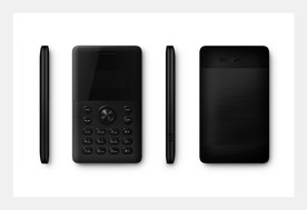 拉丝卡片手机矢量文件