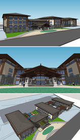 汉唐风格度假酒店