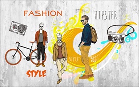 时尚男人帅哥装饰画