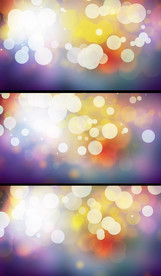 彩色光晕浪漫动态视频背景