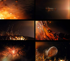 血红水滴特效形态视频素材