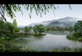 园林景观 住宅景观 园林效果图