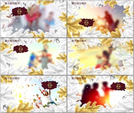 圣诞节家庭相册