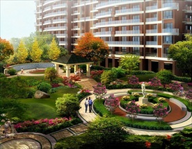 园林景观 住宅景观 园林效果图