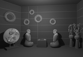 下围棋的两个人