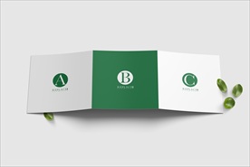 折页小册子样机