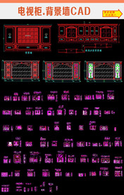 欧式整木护墙CAD图