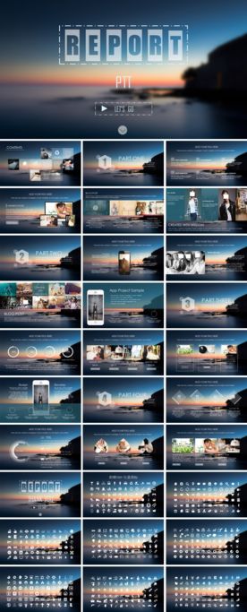 高逼格旅游美食市场分析PPT模