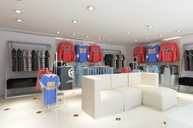 经典服装店商业空间动画