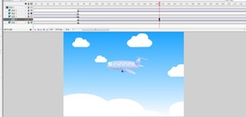 飞机飞行动画16秒动画源文件