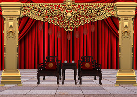 全家福背景模板