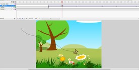 遮罩引导动画蝴蝶飞舞11秒